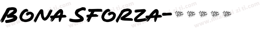 Bona Sforza字体转换